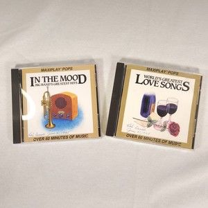Maxiplay Pops CD Lot In the Mood and Love Songs Big Band & Orchestra‎